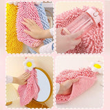 Hanging Soft Flower Hand Towel