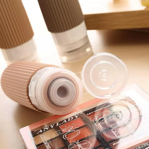 4 Pack Travel Silicone Bottles for Toiletries