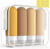 4 Pack Travel Silicone Bottles for Toiletries