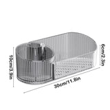 360 Rotating Makeup Organizer Cosmetic Storage Tray