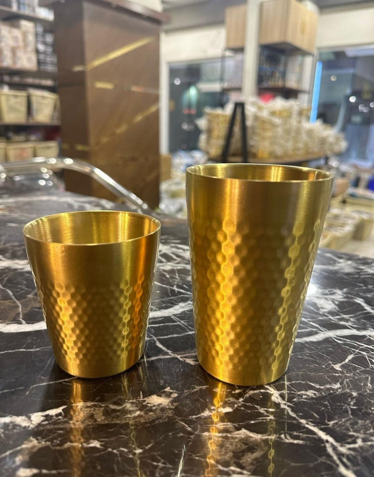 Stainless Steel Hammered Texture Cup, Double Wall Beer Cold Water Cup, Drinkware Party Cup