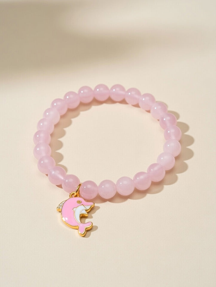 Timeless Beaded Bracelet With Charm – Effortless Everyday Style