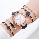 New TikTok Popular Women's Watch Fashion Personality Simple Watch Butterfly Digital Belt Watch suit
