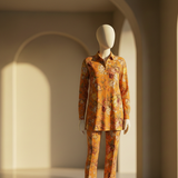 Printed Linen Unstitched Suit – Elegant & Comfortable Winter Wear